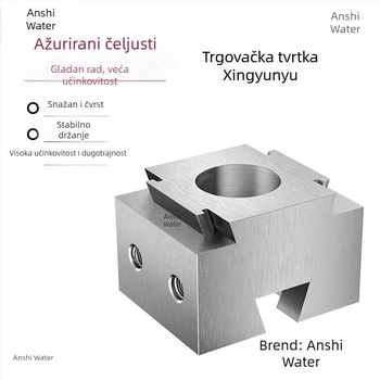 Fiksator za stanicu zavarivanja – višenamjenski rubni fiksator s čeljustima, antimagnetni, jednostrani dizajn