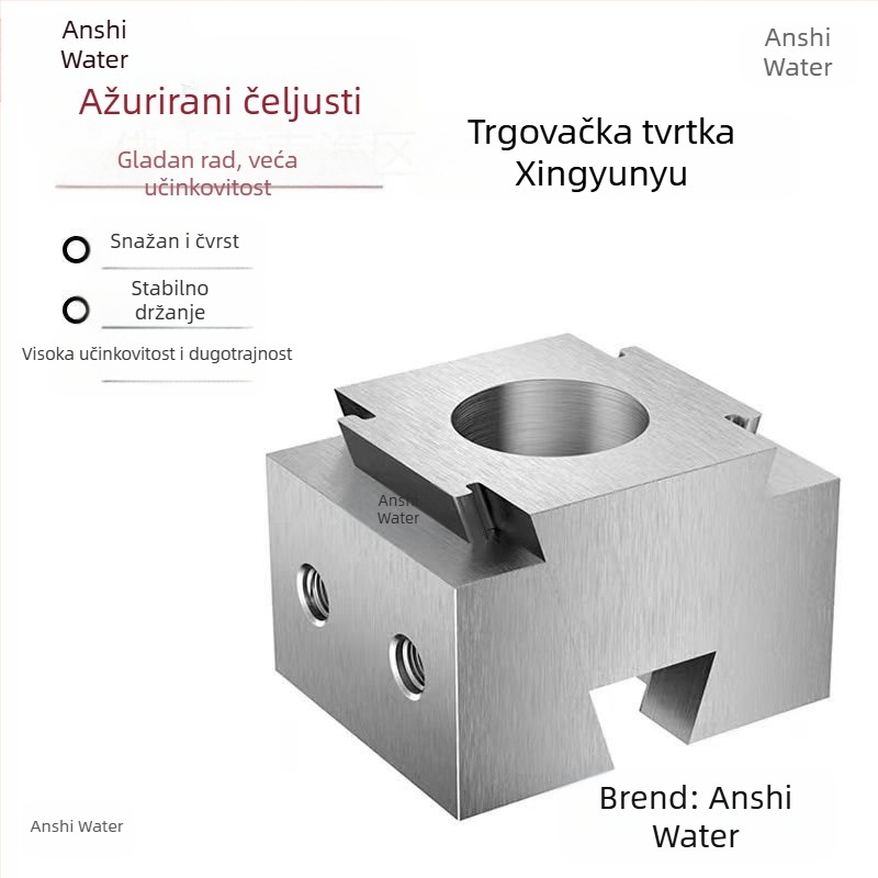 Fiksator za stanicu zavarivanja – višenamjenski rubni fiksator s čeljustima, antimagnetni, jednostrani dizajn