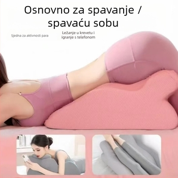 Jastuk za parove u krevet s jezgrom memorijske pjene, navlaka od pamuka, moderni minimalistički stil