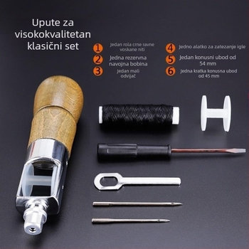 Ručni set alata za šivanje s iglama, šilom i alatima za bušenje (Kategorija: Pin; Marka: Drugo; Materijal: Drugo; Stil: Kreativan)