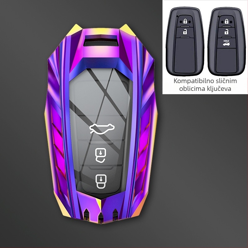 Pancirano kućište ključeva za Toyota – cinkov legura, moderan stil, modeli YA0038/YA0039