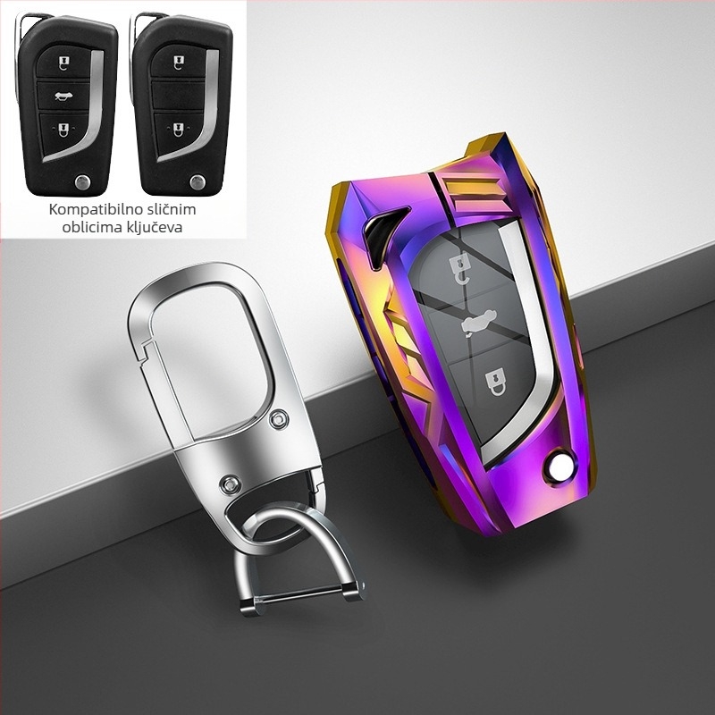 Pancirano kućište ključeva za Toyota – cinkov legura, moderan stil, modeli YA0038/YA0039
