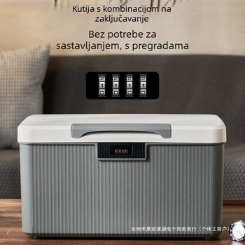 Kutija za skladištenje za auto, 38 L, model 985, prijenosna, bez ugradnje