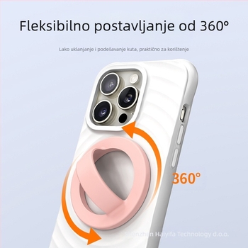 Magnetni prsten za telefon s MagSafe, univerzalni, metalni, snažan magnet, anti-klizni