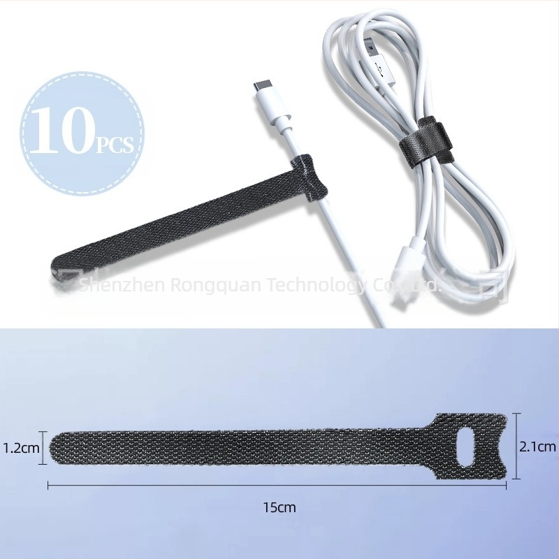 Upravljač za kabelske vješanje na stol – Kombinirani set, materijali: TPR, diving material, TPE, nylon, silica gel; pogodno za podatkovne kabele