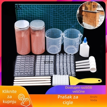 Set alata za pjeskovnu ploču s kalupima za modele mini cigli; neelektrični, jednofunkcionalni, pogodno za djecu 0-3 godine