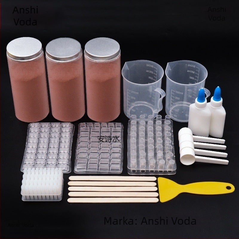 Set alata za pjeskovnu ploču s kalupima za modele mini cigli; neelektrični, jednofunkcionalni, pogodno za djecu 0-3 godine