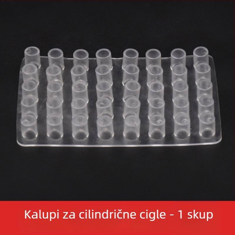 Set alata za pjeskovnu ploču s kalupima za modele mini cigli; neelektrični, jednofunkcionalni, pogodno za djecu 0-3 godine