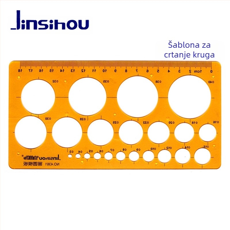Šablona ravnalo za crtanje krivulja i kružnica - jinsihou, materijal: K ljepilo, uvoz: Ne, IP dozvola: Ne