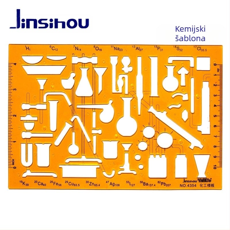 Šablona ravnalo za crtanje krivulja i kružnica - jinsihou, materijal: K ljepilo, uvoz: Ne, IP dozvola: Ne