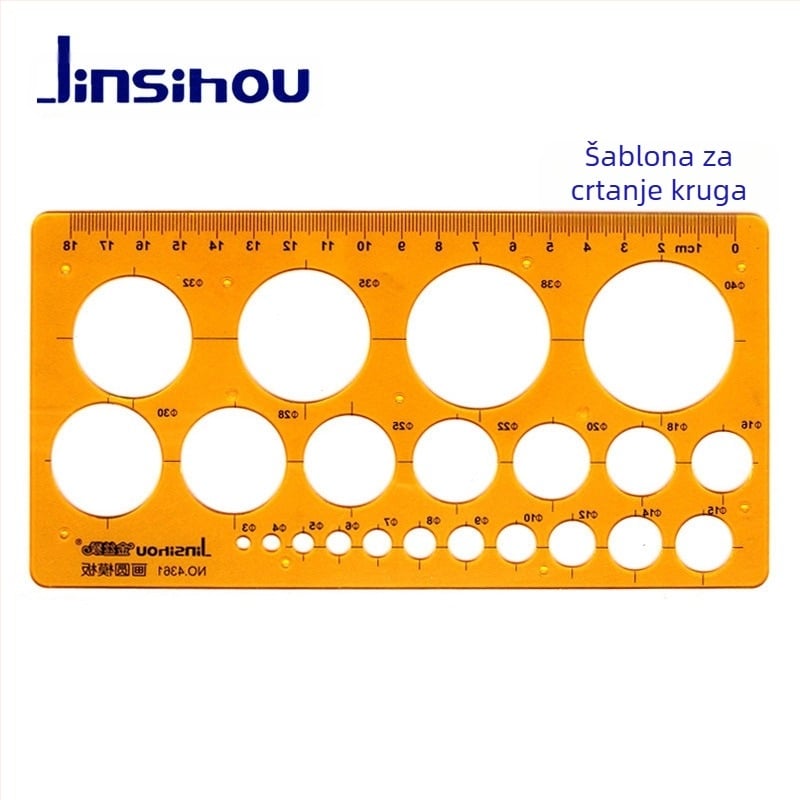 Šablona ravnalo za crtanje krivulja i kružnica - jinsihou, materijal: K ljepilo, uvoz: Ne, IP dozvola: Ne