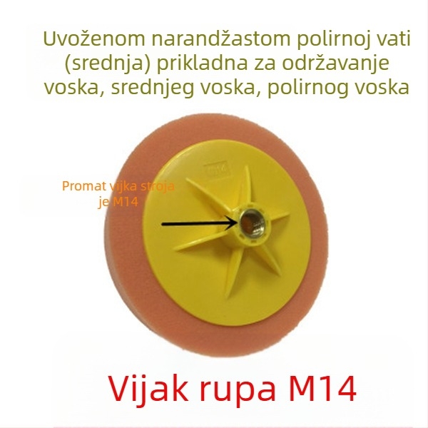 6-inčni komplet za poliranje automobila sa spužvastim kotačima i diskovima za nanošenje voska – Marka: Other; Tip: Other; Opseg primjene: Other; Serija: Other
