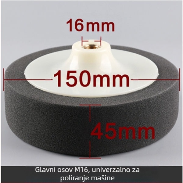 6-inčni komplet za poliranje automobila sa spužvastim kotačima i diskovima za nanošenje voska – Marka: Other; Tip: Other; Opseg primjene: Other; Serija: Other