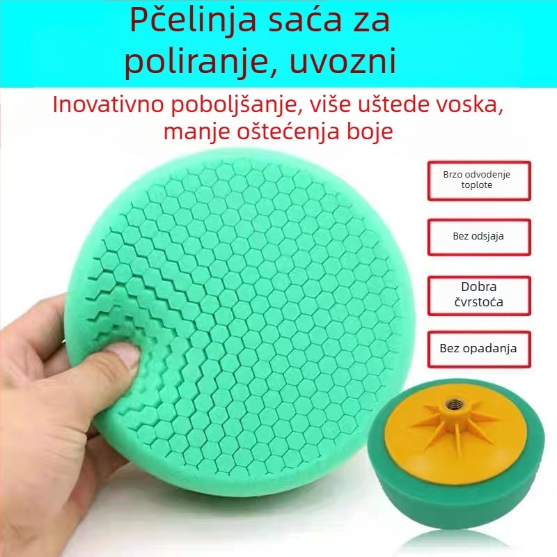 6-inčni komplet za poliranje automobila sa spužvastim kotačima i diskovima za nanošenje voska – Marka: Other; Tip: Other; Opseg primjene: Other; Serija: Other