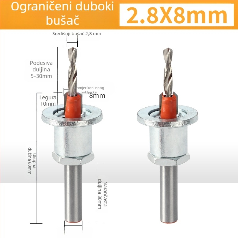 Probijač za rubnu traku, ručni alat za obradu drva za ekološke ploče