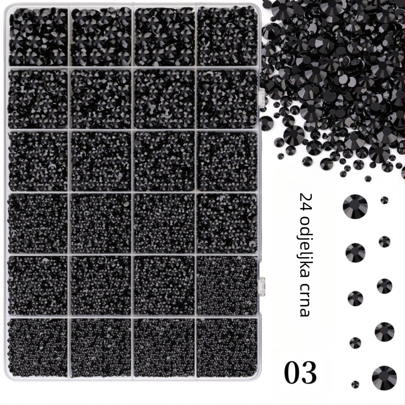 Smolni rhinestones s ravnom stražnjom dnom, uzor zvjezdice, serija Princeza, za DIY odjeću i ukrašavanje noktiju