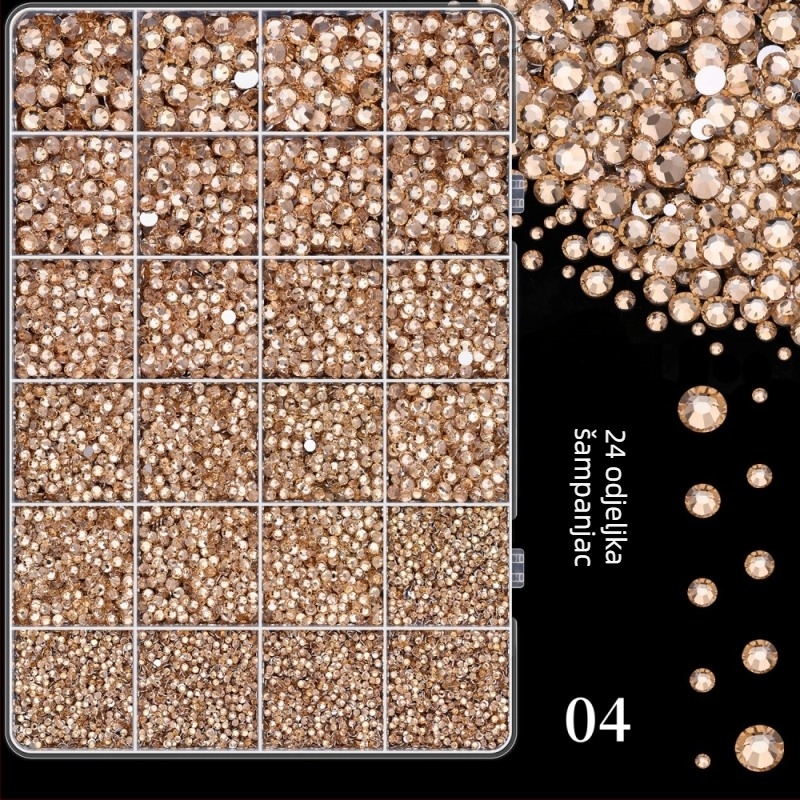 Smolni rhinestones s ravnom stražnjom dnom, uzor zvjezdice, serija Princeza, za DIY odjeću i ukrašavanje noktiju