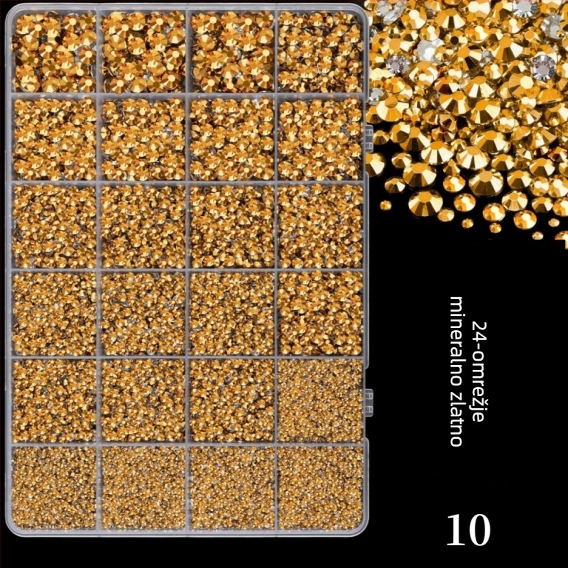 Smolni rhinestones s ravnom stražnjom dnom, uzor zvjezdice, serija Princeza, za DIY odjeću i ukrašavanje noktiju