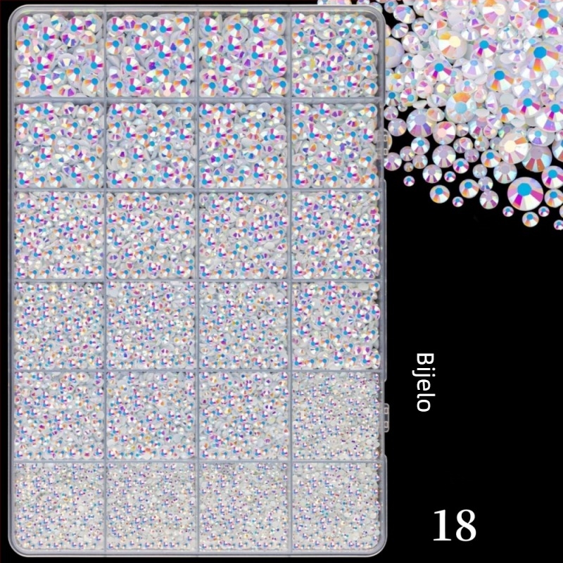 Smolni rhinestones s ravnom stražnjom dnom, uzor zvjezdice, serija Princeza, za DIY odjeću i ukrašavanje noktiju