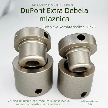 Električna mašina za topljenje plastike vrućim zavarivanjem, s glavom kalupa, iznimno debela glava kalupa i teflonski kalup