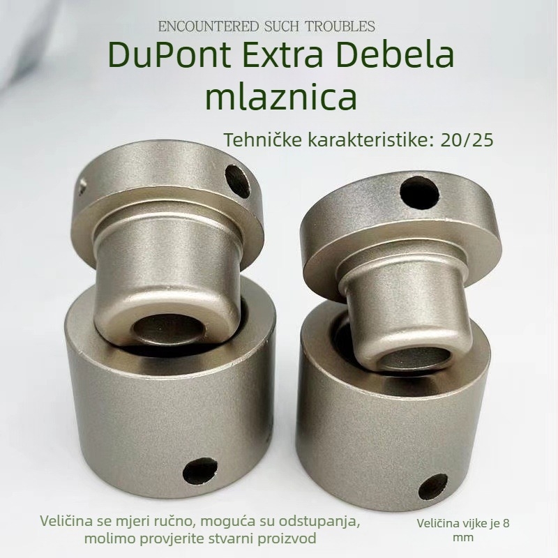 Električna mašina za topljenje plastike vrućim zavarivanjem, s glavom kalupa, iznimno debela glava kalupa i teflonski kalup