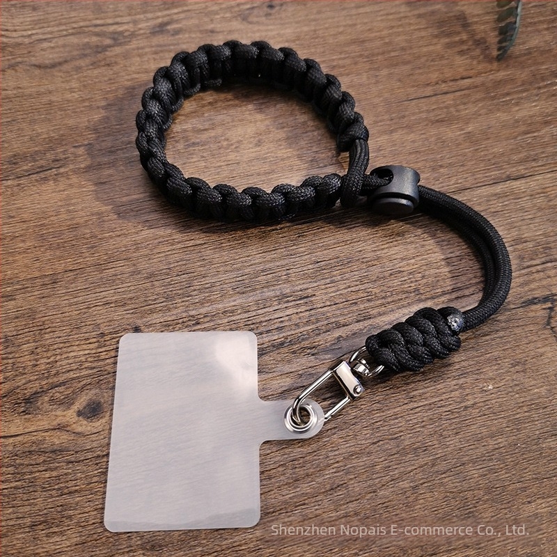 Narukvica za telefon za zapešće, podesiva, pleteni najlon, ručna izrada, unisex, metalna kopča, Zhenge