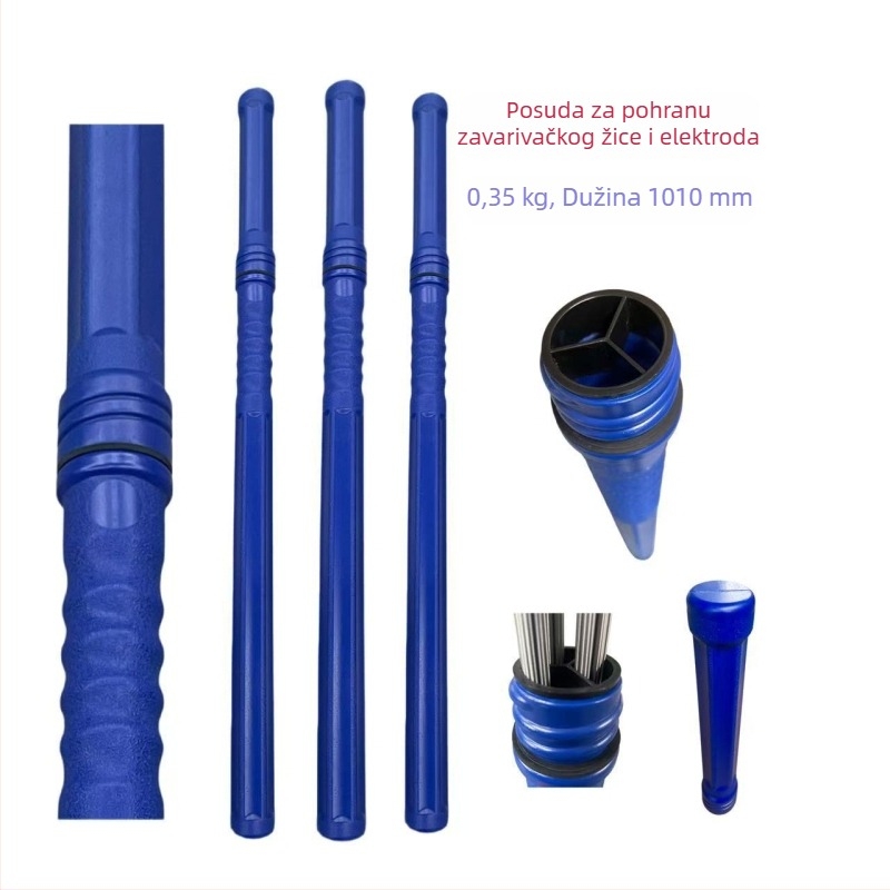 HDPE skladišni cilindar za zavarivačke štapove i žice, otporan na vlagu, plastični izolacijski cilindar