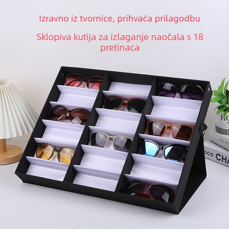 Kutija za naočale i sunčane naočale — višefunkcionalna kutija za izlaganje i skladištenje