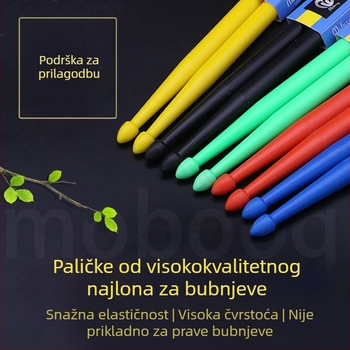 ABS bubnjarske palice, svjetleći fluorescentni završetak, model H-001, za zapadni bubnjarski set