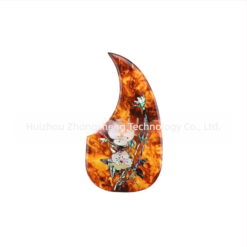 Pickguard za folk gitaru, model GQ459, materijal cellulose/PVC, pakiranje u plastičnu vrećicu