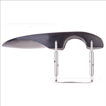 Podrška za bradu violine, Ebony, Model M00601, Pakiranje: OPP vrećica, Podrijetlo: domaće