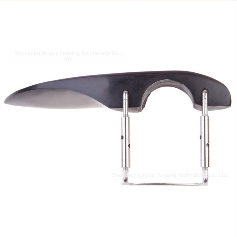 Podrška za bradu violine, Ebony, Model M00601, Pakiranje: OPP vrećica, Podrijetlo: domaće