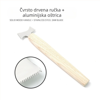 Pila za čišćenje žljebova žica na gitari, japanskog stila, edgetool