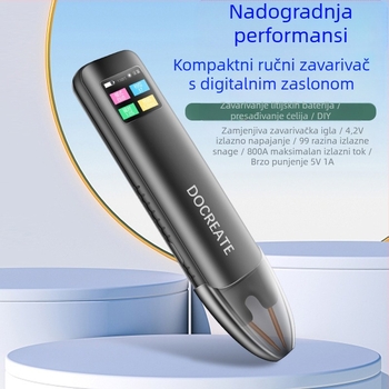 SIENWINY Prijenosni ručni spot-zavarivač za 18650 litijske baterije, LCD zaslon 1,3 inča