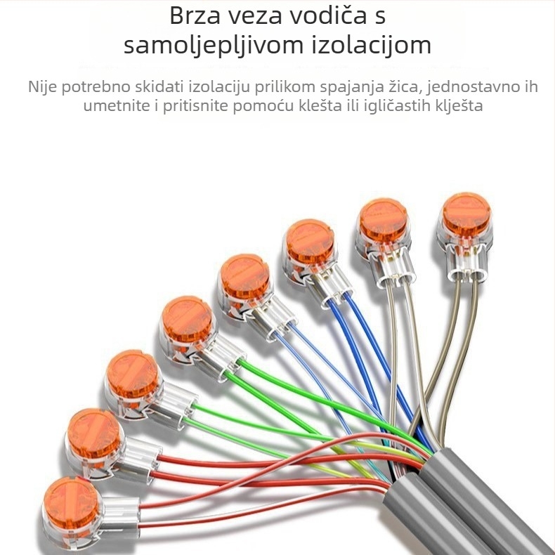 K2 terminal blok za telefonske i mrežne kablove, model K2, namjena: mrežna komunikacija, otprilike 100 komada po paketu