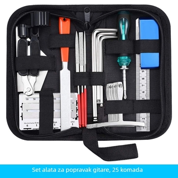Set alata za popravak gitare JT-025 za akustične gitare | metalno-plastična konstrukcija | 25 komada