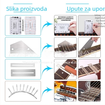Set alata za popravak gitare JT-025 za akustične gitare | metalno-plastična konstrukcija | 25 komada