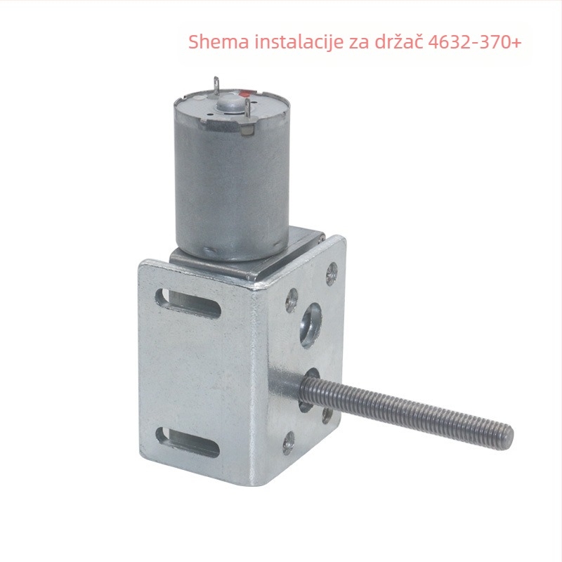 Brushed DC motor JGY-370, 6-24 V, 3 W, 6-210 rpm, 0.1-5 Nm