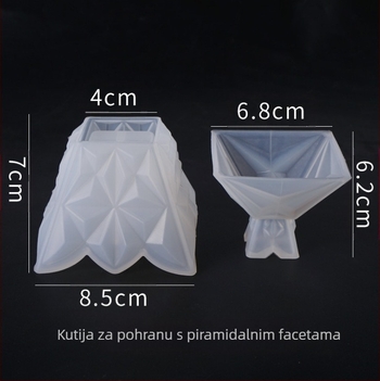 Silikonska kalupa za pečenje, nepravilnog oblika, kalupa za epoksidnu smolu