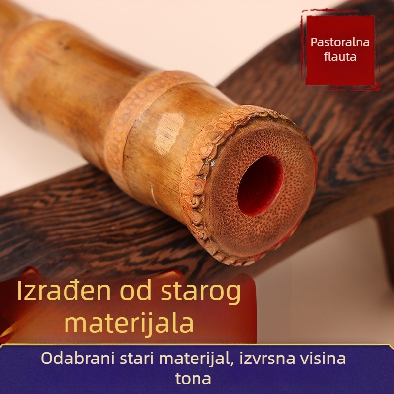 Xiao glazbeni instrument MUTONG, model Eight feet, baršunasta torba