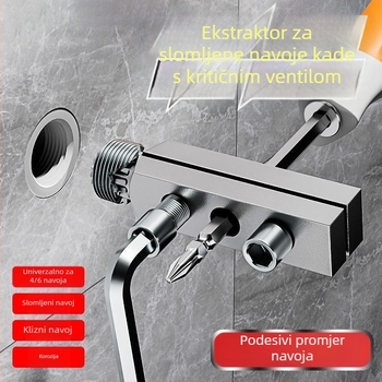 Alat za popravak slavine - kutni ventil, izdvajanje navoja, radovi na cijevima (Kod proizvoda: Other; Model: Other; Opseg primjene: Građevinarstvo)