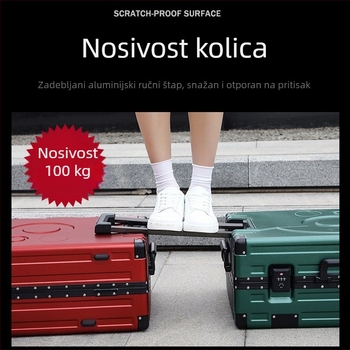 Putni organizator kutija s aluminijskim legurom, zatvarač, ABS+PC podstava, namijenjeno majci i djetetu