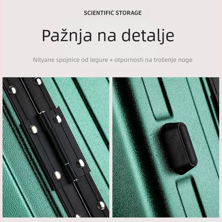 Putni organizator kutija s aluminijskim legurom, zatvarač, ABS+PC podstava, namijenjeno majci i djetetu