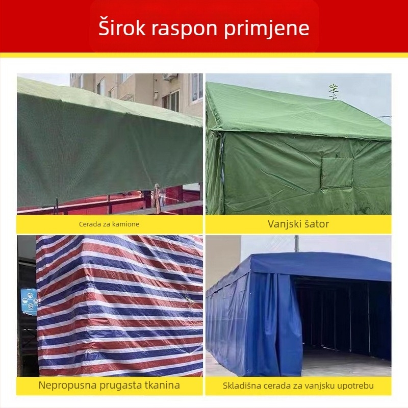 Traka za popravak platna za kamione — vodootporna tkanina, jaka adhezija, pogodna za šatore i staklenike