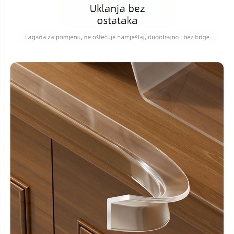 Nano jednostrani ljepilo zaštite od sudara za kućnu upotrebu, akrilna osnova, debljina 1–2 mm, jednostrani trak, Zhengxian