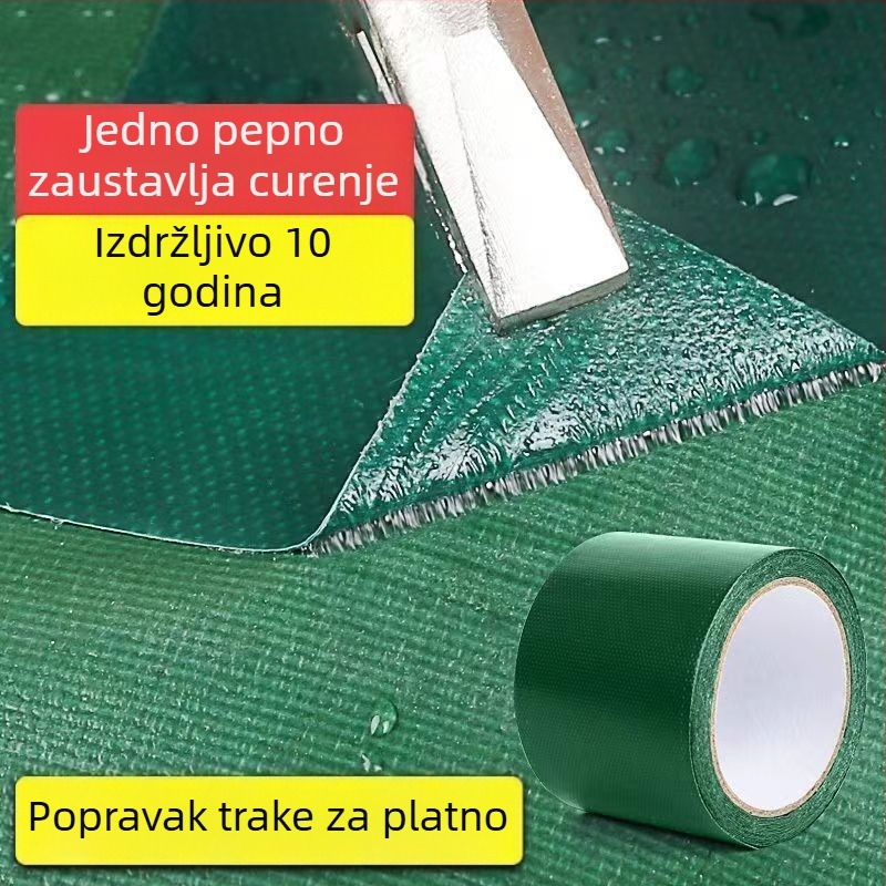 PVC traka za popravak platna i pokrova kamiona, debela, vodootporna i UV-otporna