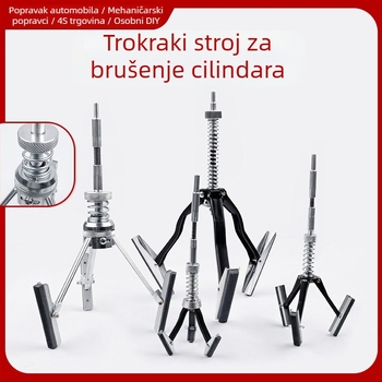 Automobilski cilindarski brusilnik s trostrukim hvatanjem za unutarnji promjer i brusnim kamenom