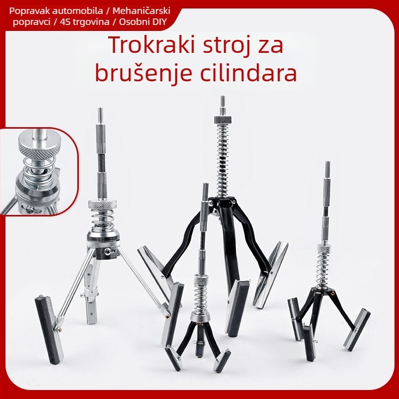 Automobilski cilindarski brusilnik s trostrukim hvatanjem za unutarnji promjer i brusnim kamenom