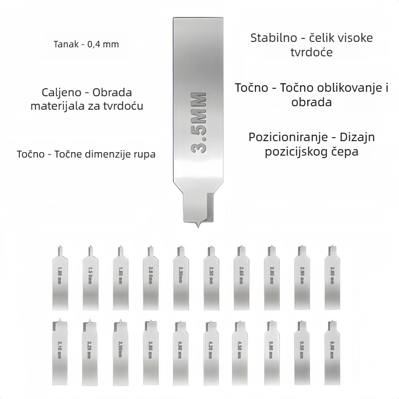 Set od 20 okruglih kalupa s ravnim dnom