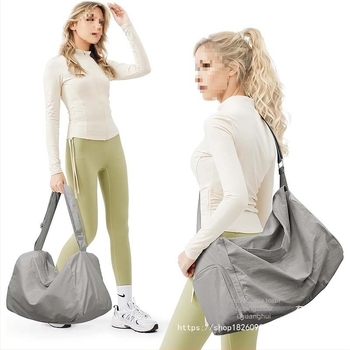 Mala fitness torba s pretincom za cipelu, vodootporan Oxford materijal, unisex, lagana, za vanjsku upotrebu